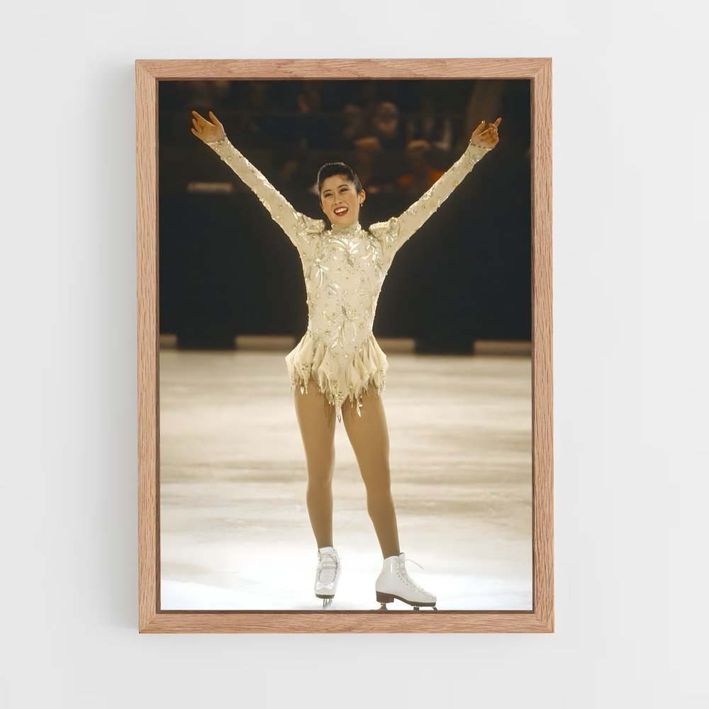 Poster Élégance Glacée – affiche Patinage artistique (vue 4)